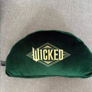 Wicked Green Velvet Pillow